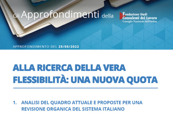 Pensioni, la chiave è la flessibilità di uscita