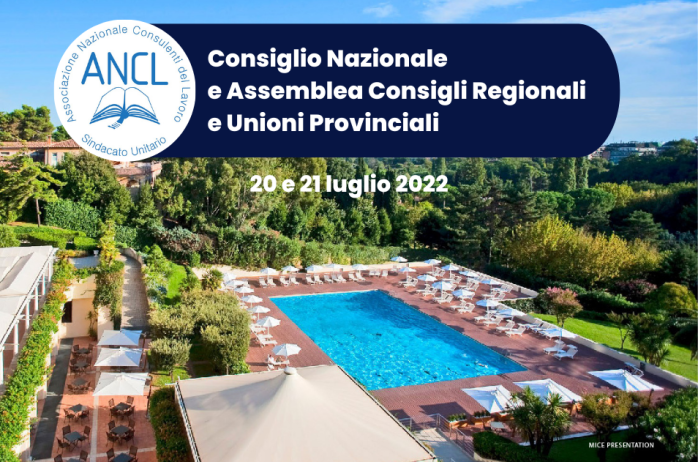 Consiglio Nazionale 20 e 21 luglio 2022