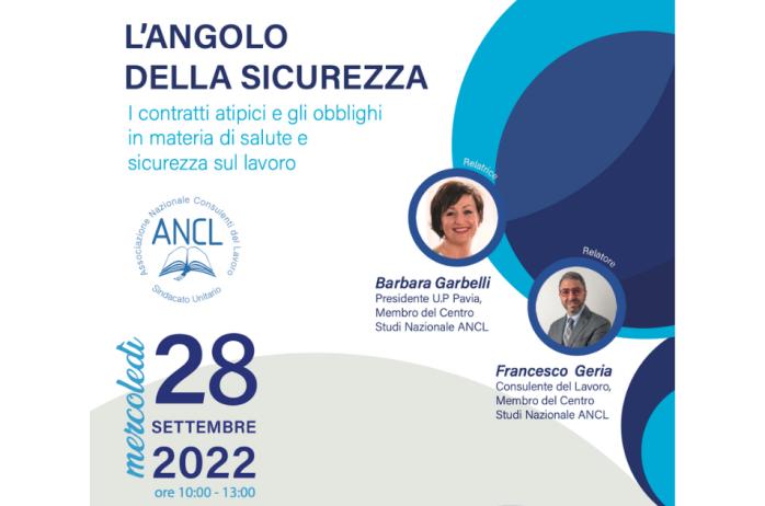 Nuovo ciclo di webinar gratuiti: l'angolo della sicurezza 