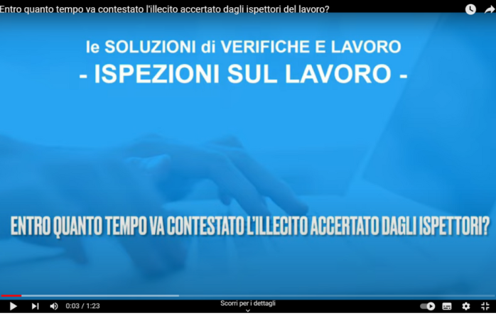 Entro quanto tempo va contestato l'illecito accertato dagli ispettori del lavoro?