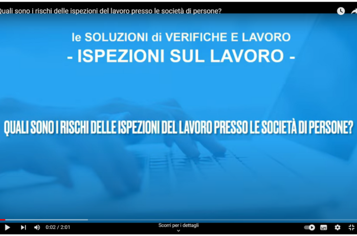 Quali sono i rischi delle ispezioni del lavoro presso le società di persone?