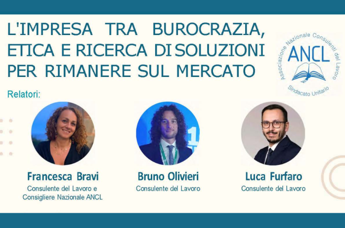 L'impresa tra burocrazia, etica e ricerca di soluzioni per rimanere sul mercato - disponibile la registrazione del webinar e il materiale 