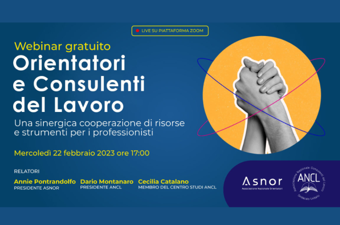 Webinar di Presentazione del Procollo d'Intesa ANCL/ASNOR - mercoledì 22 febbraio ore 17:00 