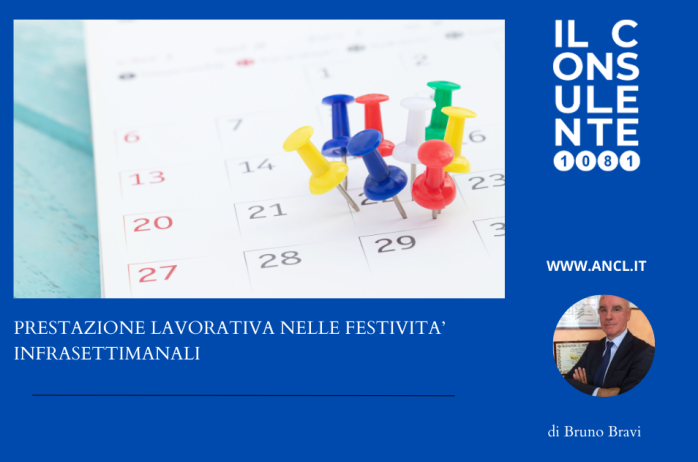 Prestazione lavorativa nelle festività infrasettimanali 