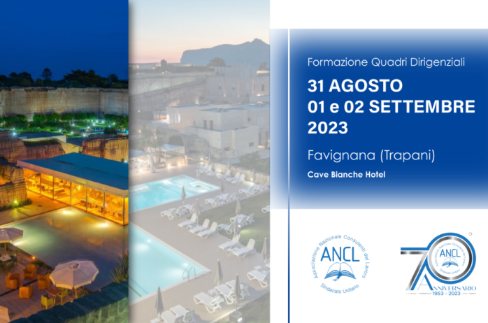 Evento formativo ANCL - FAVIGNANA - 31 agosto, 01 e 02 settembre 2023