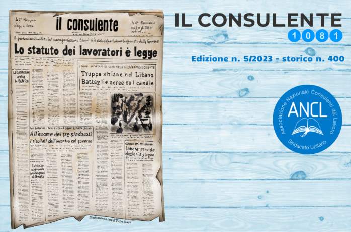 Disponibile la nuova rivista 'Consulente Milleottantuno' - storico n. 400