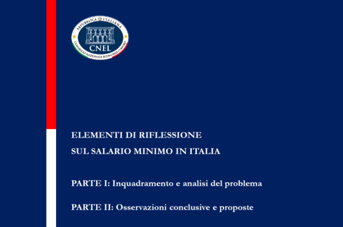 Elementi di riflessione sul salario minimo in Italia 