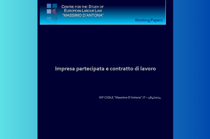 Impresa partecipata e contratto di lavoro