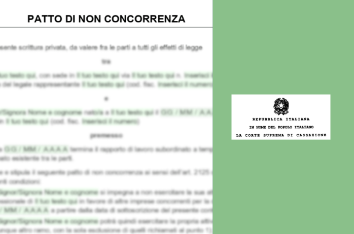 Corte Cass.: il patto di non concorrenza è nullo se il compenso è indeterminato 