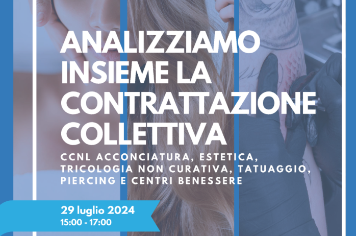 Disponibili le slides e la registrazione - Analizziamo insieme la contrattazione collettiva - CCNL BARBIERI E PARRUCCHIERI