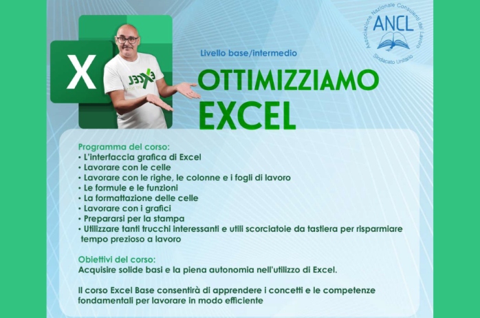 Corso formativo di Excel livello base/intermedio