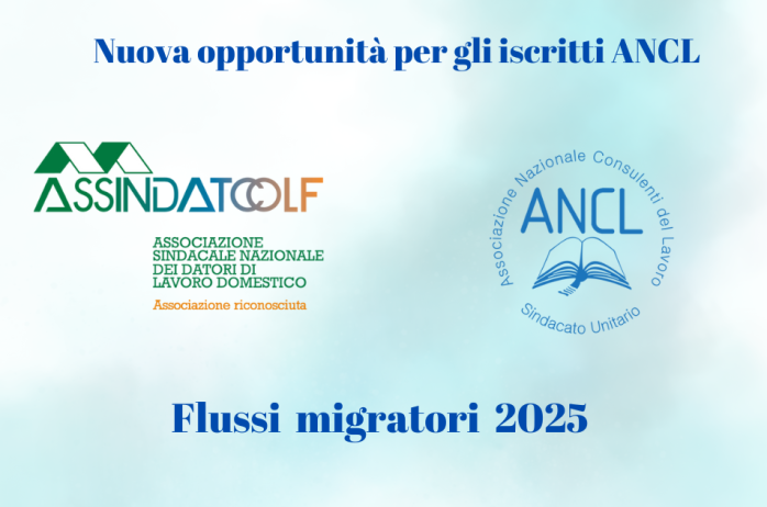 ANCL/ASSINDATCOLF - Decreto Flussi 2025  