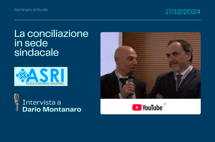 Intervista al Presidente ASRI, durante il Convegno ASRI del 17 dicembre 2024