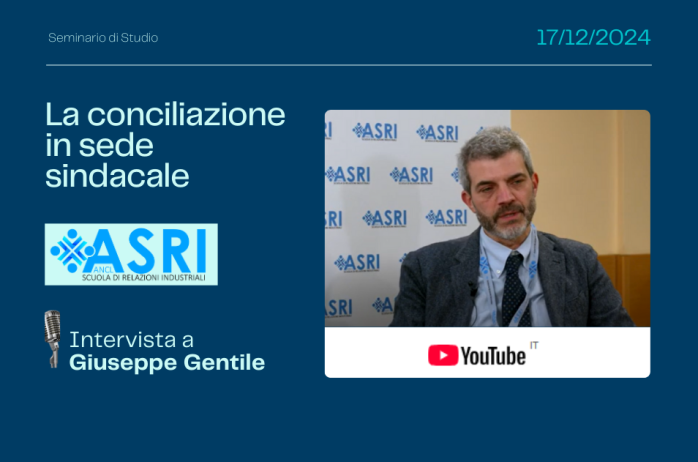 Intervista al Professor Giuseppe Gentile, durante il Convegno ASRI del 17 dicembre 2024