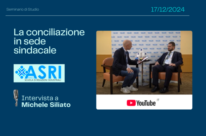 Intervista a Michele Siliato, durante il Convegno ASRI del 17 dicembre 2024